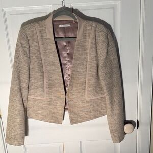 Tahari Beige Textured Blazer Size 12